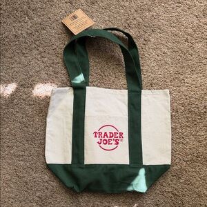 Trader Joe’s | TJ’s Mini Green Canvas Tote Bag